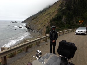 The Start or end of Route 1 by the Lost Coast.
